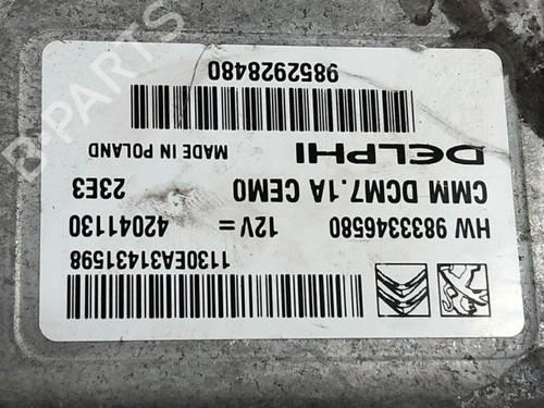Engine control unit (ECU) OPEL ZAFIRA LIFE Bus (K0) 2.0 | BP26313768M57 