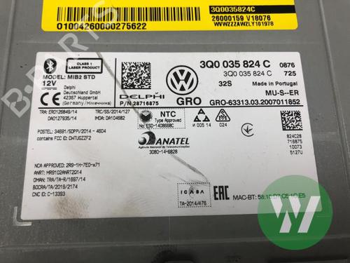 Control unit VW POLO VI (AW1, BZ1, AE1) 1.0 TSI | BP38786744M11 - Image 7