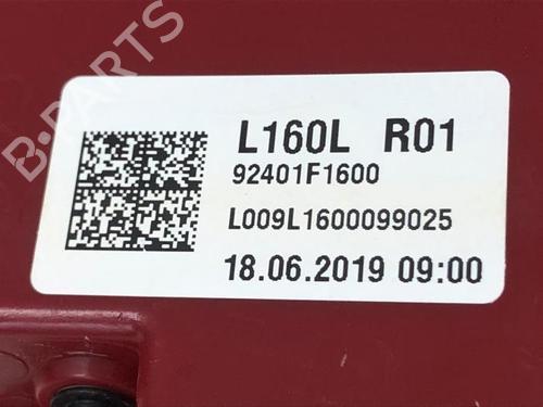 Left taillight KIA SPORTAGE IV (QL, QLE) 1.6 GDI | BP29848687C34