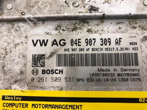 Used Engine control unit (ECU) VW POLO V (6R1, 6C1) 1.2 TSI 16V (90 hp) 27330775