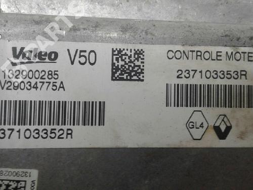 Engine control unit (ECU) RENAULT CAPTUR I (J5_, H5_) 0.9 TCe 90 | BP6793702M57 