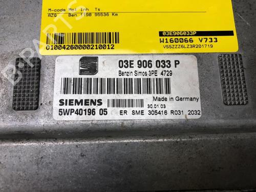 Engine control unit (ECU) SEAT IBIZA III (6L1) 1.2 | BP12586119M57 