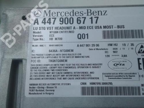 Electronic module MERCEDES-BENZ EQV (W447) EQV 300 (447.813, 447.815) | BP9955637M83 