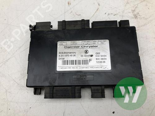 Used Electronic module Electronic module MERCEDES-BENZ R-CLASS (W251, V251) R 320 CDI 4-matic (251.022, 251.122) (224 hp) 34349113 34349113