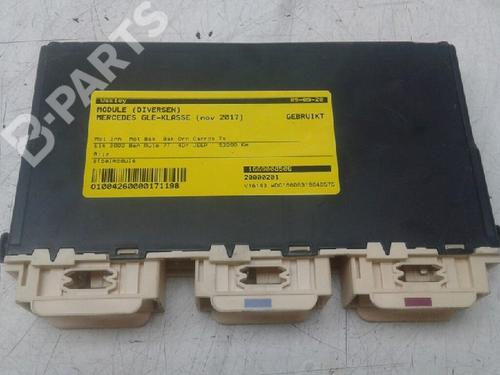 Used Control unit MERCEDES-BENZ GLE (W166) 500 e 4-matic (166.063) (442 hp) 9100386