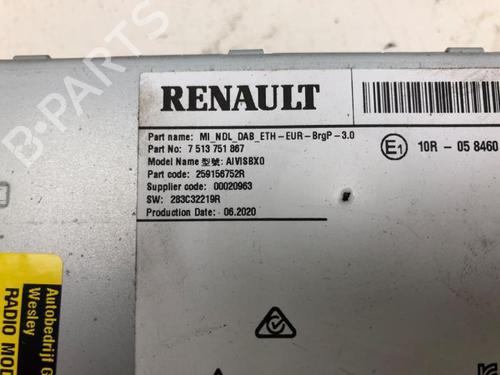 Elektronisk modul RENAULT ZOE Hatchback Van (BFM_) Electric (BFMC, BFMD) | BP30333848M83