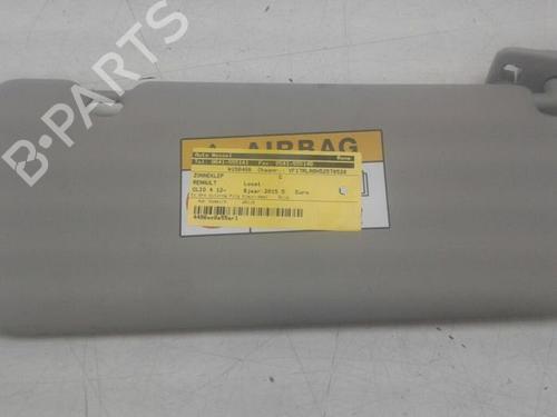 Used Right sun visor RENAULT CLIO IV Grandtour (KH_) 0.9 TCe 90 (90 hp) 21538435