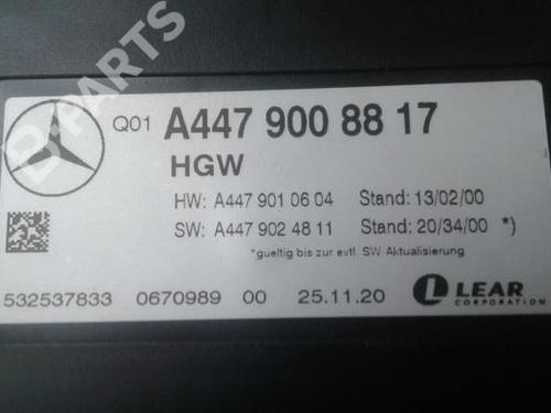 Control unit MERCEDES-BENZ EQV (W447) EQV 300 (447.813, 447.815) | BP9955643M11 