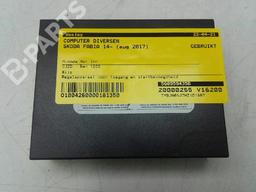 Used Control unit SKODA FABIA III Estate (NJ5) 1.2 TSI (110 hp) 7284915