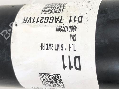 Right front driveshaft KIA SPORTAGE IV (QL, QLE) 1.6 GDI | BP29848707M39