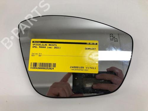 Used Right mirror glass OPEL MOKKA 1.2 (76) (131 hp) 26936541