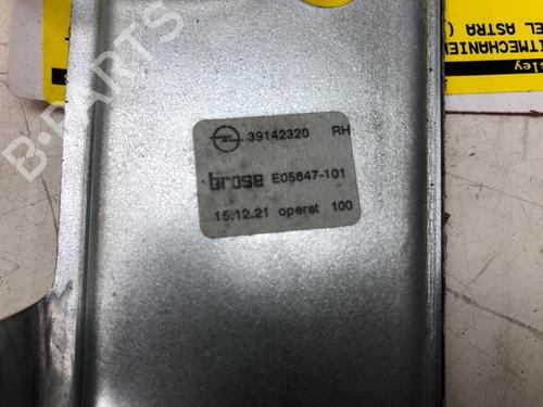 Rear right window mechanism OPEL ASTRA K (B16) 1.6 CDTi (68) | BP14936212C25 