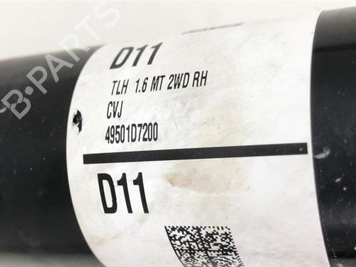 Right front driveshaft KIA SPORTAGE IV (QL, QLE) 1.6 GDI | BP29987381M39 