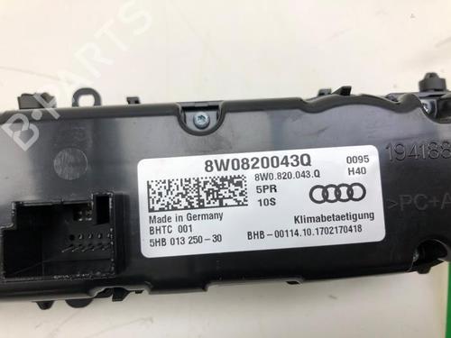 Climate control AUDI A4 B9 Avant (8W5, 8WD) 1.4 TFSI | BP30583341I5