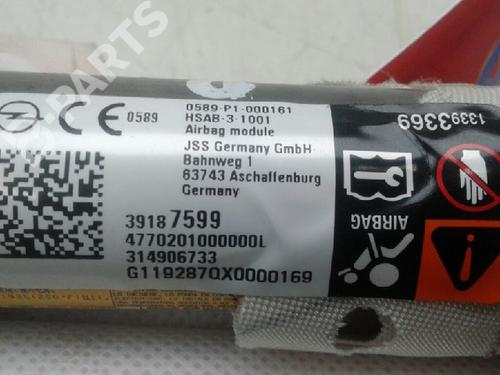 Left curtain airbag OPEL ASTRA K Sports Tourer (B16) 1.2 Turbo (35) | BP9102922C11 