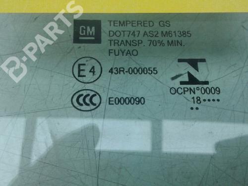 Front right door window VAUXHALL CROSSLAND X / CROSSLAND (P17) 1.2 (75) | BP5336910C19 