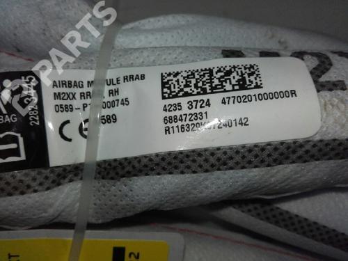 Used Right curtain airbag OPEL KARL (C16) 1.0 (75 hp) 9101363