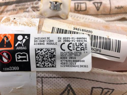 Used Right curtain airbag OPEL CROSSLAND X / CROSSLAND (P17, P2QO) 1.2 (75) (110 hp) 28712806