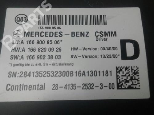 Control unit MERCEDES-BENZ GLE (W166) 500 e 4-matic (166.063) | BP9101006M11 