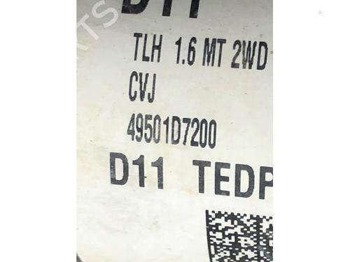 Right front driveshaft KIA SPORTAGE IV (QL, QLE) 1.6 GDI | BP17101310M39 
