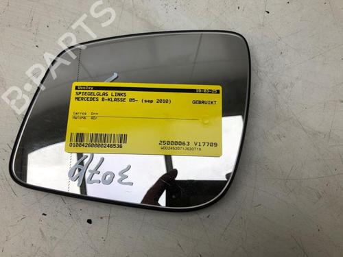 Spejlglas venstre MERCEDES-BENZ B-CLASS Sports Tourer (W245) B 180 CDI (245.207) (109 hp) 24434352