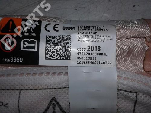 Venstre gardin kollisjonspute OPEL CROSSLAND X / CROSSLAND (P17, P2QO) 1.2 (75) (131 hp) 9100797