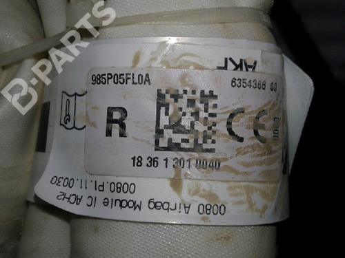 Used Right curtain airbag NISSAN MICRA V (K14) 1.5 DCI (90 hp) 9100891
