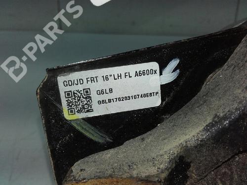 Left front steering knuckle KIA CEE'D (JD) 1.4 CRDi 90 | BP7712526M25 