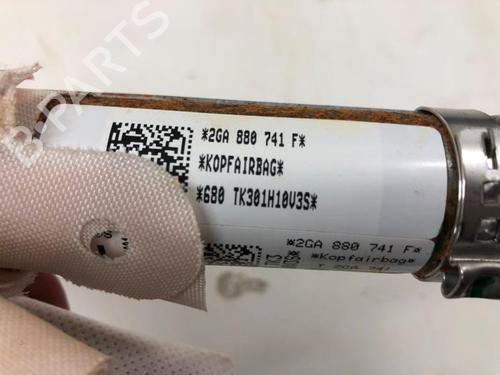 Used Left curtain airbag VW T-ROC (A11, D11) 1.5 TSI (150 hp) 29122011
