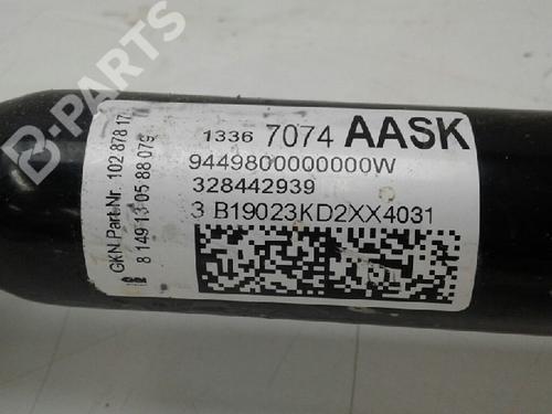 Right front driveshaft OPEL ASTRA K (B16) 1.4 Turbo (68) | BP7666021M39 