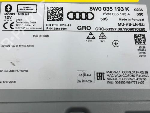 Electronic module AUDI A5 Sportback (F5A, F5F) 35 TFSI Mild Hybrid | BP18012832M83 