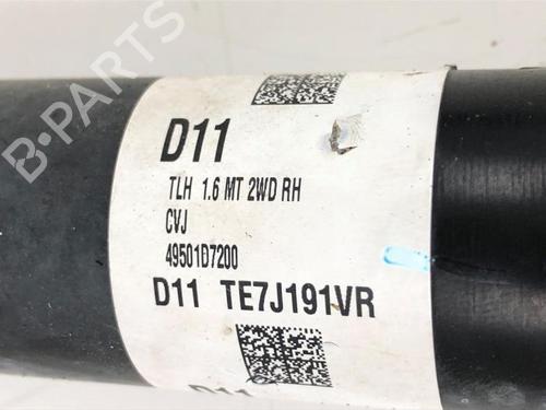 Right front driveshaft KIA SPORTAGE IV (QL, QLE) 1.6 GDI | BP29861453M39