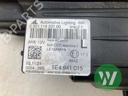 Left headlight SKODA OCTAVIA IV Combi (NX5, PV5) 1.5 TSi | BP39993077C28 - Image 4