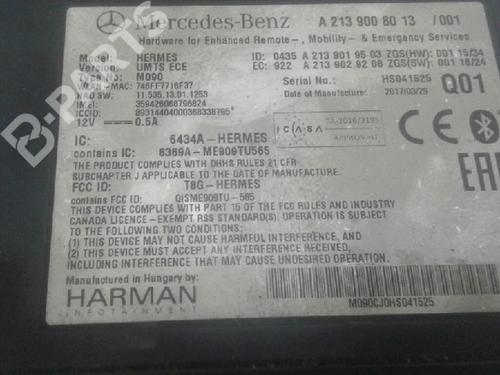 Control unit MERCEDES-BENZ C-CLASS (W205) C 200 d (205.007) | BP5335589M11 