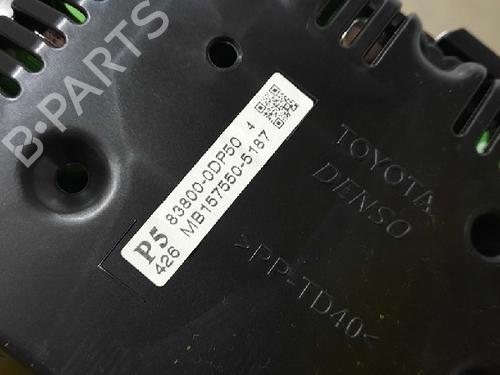 Instrument cluster TOYOTA YARIS (_P13_) 1.0 (KSP130_, KSP130) | BP10875904C47 
