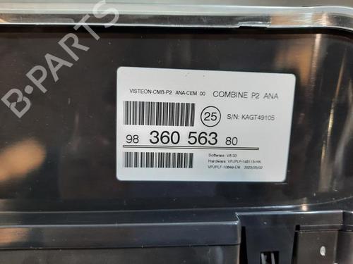 Kombiinstrument PEUGEOT 208 II (UB_, UP_, UW_, UJ_) 1.5 BlueHDI 100 | BP30046940C47