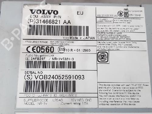 Radio VOLVO V40 Hatchback (525) D2 | BP15017775E6 