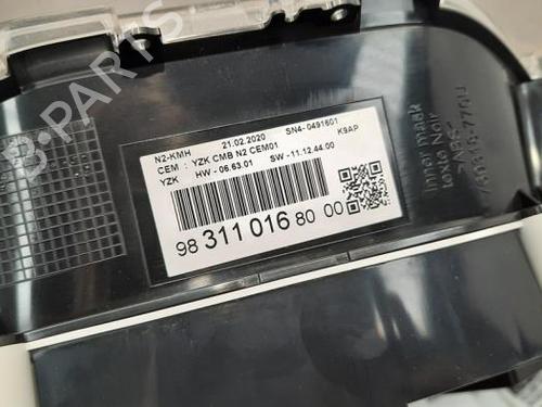 Instrument cluster PEUGEOT PARTNER Box Body/MPV (K9) 1.5 BlueHDi 75 | BP23583708C47 