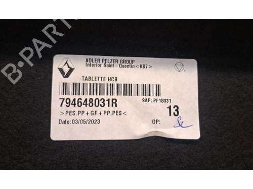 Rear parcel shelf RENAULT MEGANE E-TECH SUV EV60 (BNJ1) | BP40240706C85 - Image 3