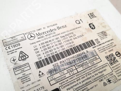 Radio MERCEDES-BENZ GLC (X253) 220 d 4-matic (253.905, 253.903) | BP17565182E6 