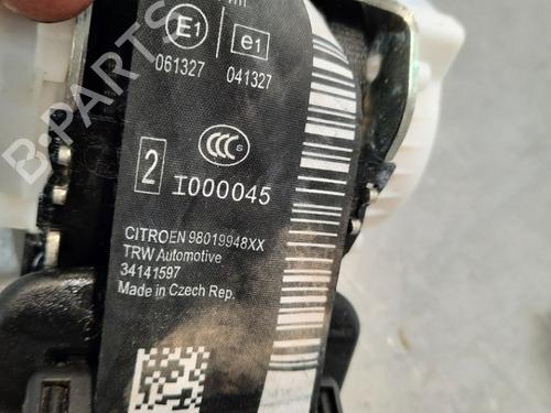 Rear left belt tensioner CITROËN DS3 (SA_) 1.6 THP 150 | BP11729060C89 
