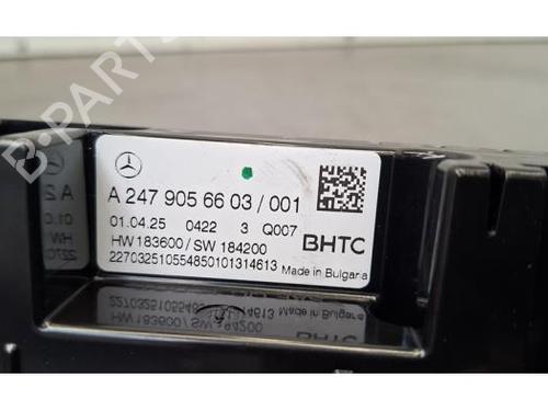 Climate control MERCEDES-BENZ EQB (X243) EQB 300 4-matic (243.608, 243.609) | BP39230653I5 - Image 4