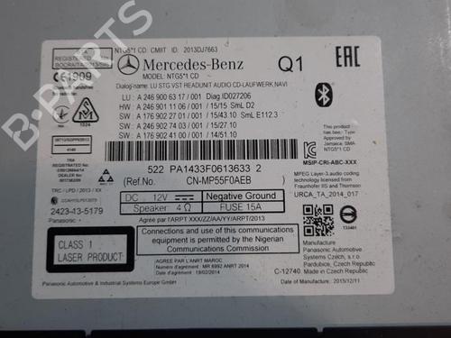 Radio MERCEDES-BENZ CLA Coupe (C117) CLA 180 (117.342) | BP24102239E6 
