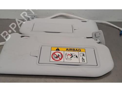 Right sun visor PEUGEOT 3008 II SUV (MC_, MR_, MJ_, M4_) 1.2 THP/ PureTech 130 (MRHNSM, MRHNSU, MRHNSJ, MRHNYW,... | BP30046688I2 