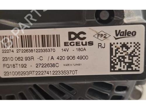 Alternator RENAULT MEGANE IV Hatchback (B9A/M/N_) 1.5 Blue dCi 115 (B9A6) | BP39453189M7 - Image 5