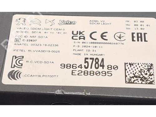 Middle console DS DS 4 II (FR_, FB_, F3_, FP_) PureTech 225 (FP5GGT) | BP40517743I22 - Image 9