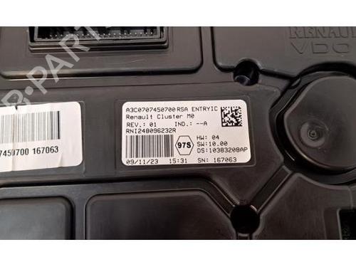 Instrument cluster RENAULT MASTER III Van (FV) 2.3 dCi 150 FWD (FV0F, FV03, FV09) | BP28086099C47 