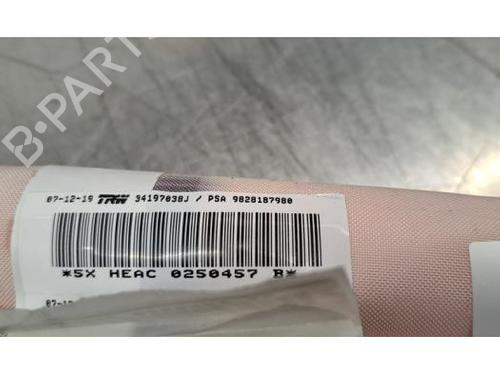 Right curtain airbag PEUGEOT 5008 II (MC_, MJ_, MR_, M4_) 1.6 PureTech 180 (M45GFR) | BP26589929C12 