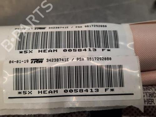 Right curtain airbag PEUGEOT RIFTER 1.2 PureTech 110 | BP23616507C12 