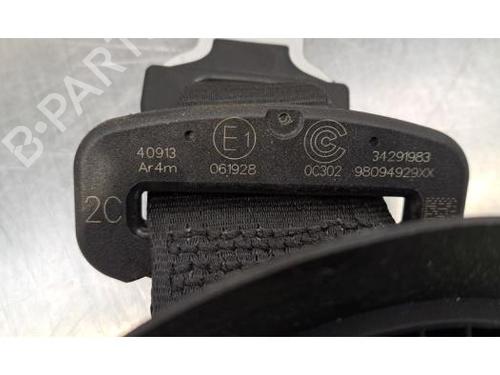 Rear center seatbelt PEUGEOT 5008 II (MC_, MJ_, MR_, M4_) 1.5 BlueHDi 130 (MCYHZJ, MCYHZR, MCYHZX) | BP29493786I27 